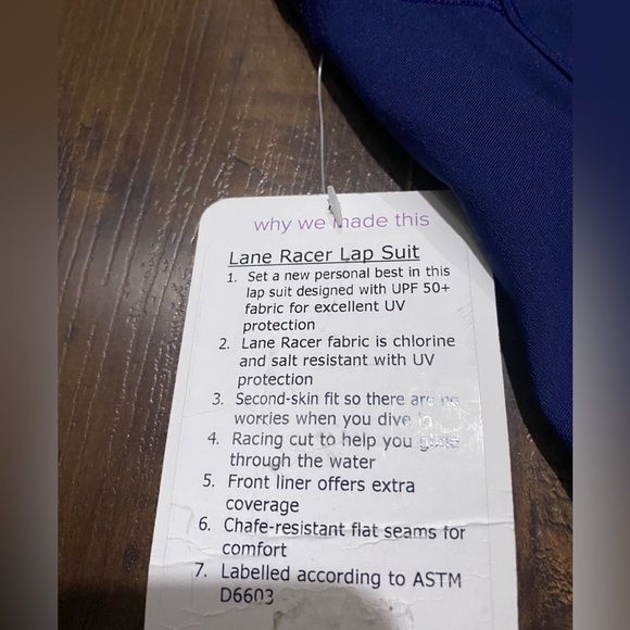 Ivivva Lane Racer lap suit size 7 - Picture 3 of 3